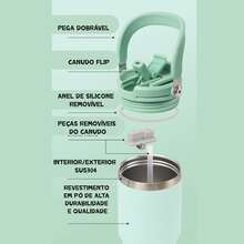 Back-To-School Time! The TYESO 1050ml Stainless Steel Thermal Bottle Is , , And . With A Carrying Handle, It's Easy To Take And Ideal For Children's School Bags. It Keeps Drinks Hot For 12 To 24 Hours And Cold For Up To 24 Hours. It Can Also Be Used As A Thermal Container For Drinks, Lunch, Snacks After Meals, Packed Lunches, And Hot Soups. Essential For The Classroom And Perfect For School, Sports, Travel, And Everyday Use. An Excellent Gift Option. - 淺粉紅色 - 查看 5