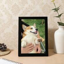 Customized Pet Photo Frame - Personalized Dog Photo Display Holder, Customized Pet Gift, Ideal For Pet Lovers' Collage, Birthday/Anniversary, Perfect Gift For Dog Lovers & Pet Memorial Home Decor