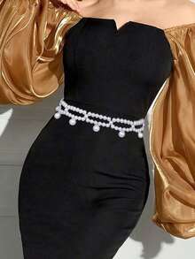 新娘合金花卉腰带，奢华优雅婚礼腰带时尚新娘礼服配饰 SH353 情人节配饰