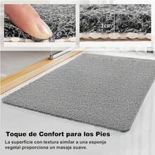 CYPNMaterial MÁS INOCUO - 2 Piezas Tapete Antiderrapante para Regadera 40*60cm Tapetes para Tina antiderrapante Drena Mas Rapido Sin Rincones Muertos No Crecimiento Bacterias RecortableFadhion - 219688047 - Ver 6