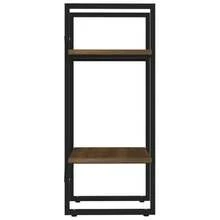 vidaXL Biblioteca 2 niveles Chêne brun 40x30x70 cm madera de ingeniería - Marrón - Ver 6