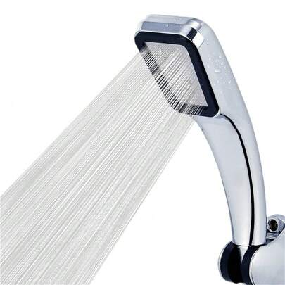 Đầu vòi sen tắm mưa áp lực cao 300 lỗ, tiết kiệm nước, 3 màu vòi phun (đen/trắng), phụ kiện phòng tắm (màu bạc), thích hợp lắp đặt treo tường trong nhà/phòng tắm hiện đại/ngoài trời/xe RV, lý tưởng cho việc cải tạo phòng tắm, quà tặng ngày lễ.