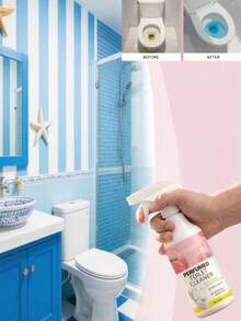 微泡香氛马桶清洁剂，浴室用品，适用于几乎所有马桶，包括房车或公共卫生间。有效去除污垢、尿渍和矿物质沉积物。 - 彩色 - 查看 8