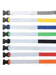 Adjustable Laundry Bag With Marking Strap, Rings, Socks Holder, Clips - Multicolor - View 3