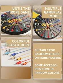 适合全家游玩的国际象棋套装，家庭娱乐游戏，互动益智游戏，生日礼物，三轴国际象棋，棋盘游戏 - 彩色 - 查看 7