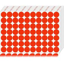 1400 PCS Red Dot Stickers Round Coding Labels Circle Dots Labels Stickers Polka Circle Dot Stickers Label Sticker For Office,Classroom,Papers Etc - Red/1400pcs - View 1