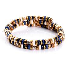 1条时尚奢华合金手链，适合女士佩戴，情侣手链，日常搭配，情人节、母亲节礼物、生日珠宝礼物 - 款式 1 - 查看 8