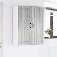 vidaXL Armoire de cuisine avec étagère Gris Sonoma 80 x 31 x 100 cm - Gris - Voir 4