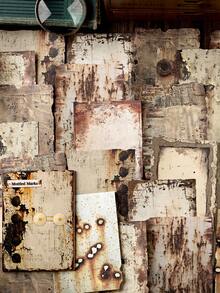 CANDY POETRY 30pcs/Pack Vintage Rust Texture Scrapbooking Paper, Non-Adhesive DIY Decorative Material Paper, Holiday Gift, Handmade Collage Supplies, Personalized Scrapbook Planning Creative School Stationery - Red - View 6