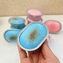 16厘米长奶酪挤压玩具，慢回弹奶油芝士蛋糕挤压玩具，柔软粘手，创意减压小礼物，适合赠送亲朋好友 - 彩色 - 查看 14