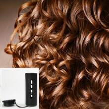 QY- Jumbo Cold Wave Perm Rods Set 24 Pcs For Women - Large Size Styling Rollers For Natural Long Or Short Hair For Home Hairdressing (Black) -3788 - đen - Xem 6