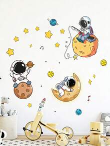 卡通可爱恐龙主题墙贴，自粘PVC墙贴，适用于房间、幼儿园、卧室，可撕贴墙纸，图案包括恐龙、独角兽、彩虹、汽车等。 - 恐龍 - 查看 5