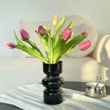 Flower Realm Artificial Tulips Real Touch, High-Quality Best Seller For Hotel, Office & Home Decorations, Wedding Bouquets, Dining Table Decor, Valentine's Day - Multicolor - View 7