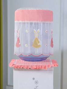 2pcs Lace Water Dispenser Cover, Dust-Proof Water Cooler Bottle Jacket, Home Water Bucket Cover, Living Room Water Dispenser Dust Cover - Multicolor - View 14