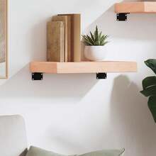 vidaXL Étagère murale 40x30x(2-6) cm bois de chêne massif non traité - Castano - Visualizzare 3