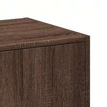 vidaXL Armoire apothicaire chêne marron 40x41x144,5 cm en ingénierie - Tabac - Voir 8