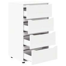 vidaXL Armarios de almacenamiento 2 unidades blanco 60 x 48 x 105 cm - Blanco - Ver 7