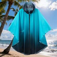 轻便带帽雨披，带口袋，成人女款，可爱单品，母亲节礼物，卧室装饰，花园装饰，厨房装饰，夏季，海滩，旅行必备，房间装饰，柔软舒适，毕业季礼物 - 彩色 - 查看 21