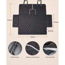 汽车后座宠物垫，防污耐磨全覆盖座椅保护垫