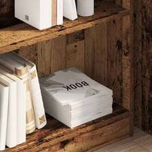 vidaXL Bibliothèque vieux bois 80x24x76 cm legno d'ingegneria - Castano - Visualizzare 3