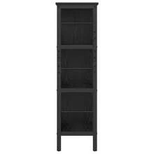 vidaXL Regal, Schwarzeiche, 82 x 32 x 112 cm, Holzwerkstoff - Schwarz - Übersicht 6