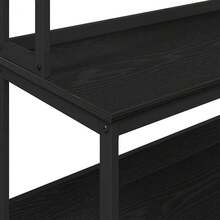 vidaXL Tavolino da cucina Chêne nero 60 x 40 x 168 cm - nero - Visualizzare 9