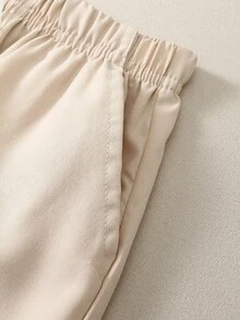 3件套男童纯色抽绳腰休闲短裤