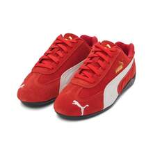 PUMA Speedcat系列真皮二层皮舒适百搭薄底低帮休闲鞋，男女通用 - 烈焰紅 - 查看 4