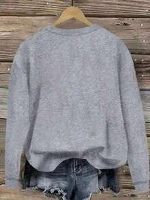 2026 Valentine Outfits For Women2026 Long Sleeve Tops WomenWinter Clothes Women's Fun Printed Street Retro, Simple Hellfire Club Print, Hip Hop Korean Style Comfortable Commuting Versatile Women's Clothing, Regular Niche Fashion Women's Y2K Clothing Punk Rock Hellfire Club Pattern, Women's Loose Round Neck Sweatshirt Loose And Comfortable Sweatshirt Long Sleeve TopsLoose And Comfortablesudaderas Para Mujer Parke SweatshirtLoose And Comfortablevalentine's Day - 杏色 - 查看 10