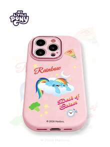 MY LITTLE PONY Ốp điện thoại chống rơi, chống trượt hình hoạt hình nữ tính chính hãng, phù hợp với Apple 17, 17 Air, 17 Pro, 17 Pro Max, và các dòng điện thoại Android Galaxy A Series, Galaxy S Series, Apple 11 Series, 12 Series, 13 Series, 14 Series, 15 Series, 15 Pro Max, 16 Pro, 16 Pro Max, X, XR, XS Max. - Hồng 1 - Xem 3