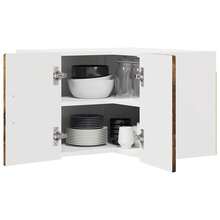 vidaXL Armário de cozinha Chêne fumé 57 x 57 x 40 cm Bois d'ingénierie - Castanho - Ver 3