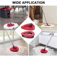 O-Cedar EasyWring Replaceable Mop Head Set - Washable & Durable, 5 Heads & 2 Handles, Ideal For Home & Office Floors - 2個拖把頭,1個底座,1個刷子和1個手柄 - 查看 2