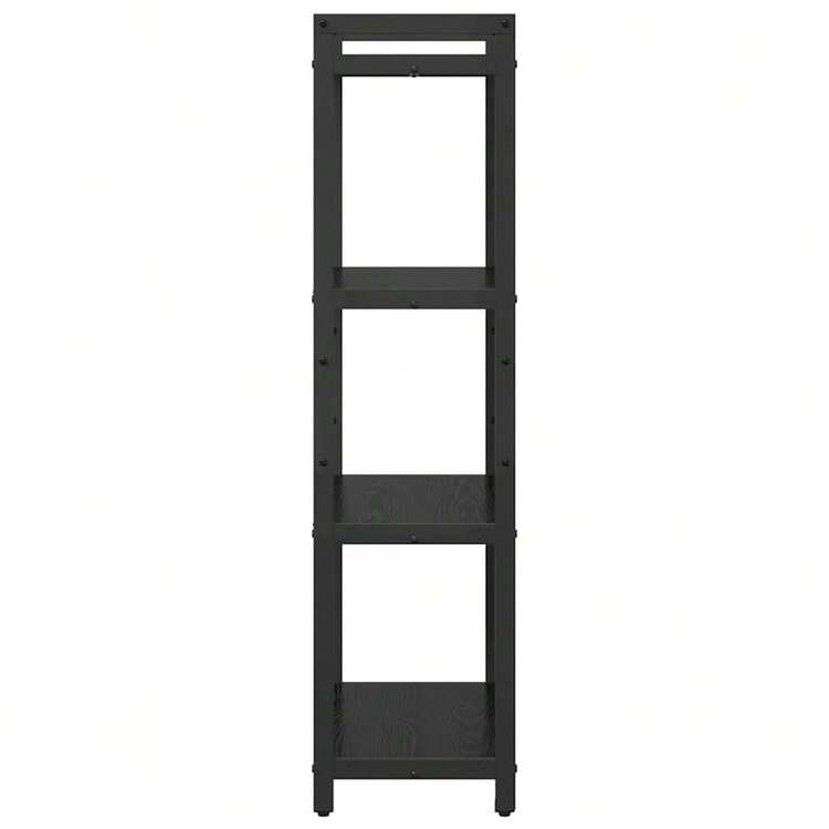 vidaXL Étagère Chêne negro 40 x 30 x 85 cm Madera de ingeniería - Negro - Añade 6