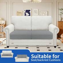 YSTYLE 彈性沙發座椅套、沙發坐墊套、沙發座椅套、通用沙發坐墊套、沙發坐墊套 - 淺灰色 - 查看 2