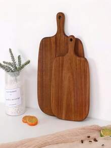 Thớt đa năng chất lượng cao, bền bỉ, có tay cầm, chống gỉ, có thể dùng làm thớt rau củ, thớt pizza, thớt phô mai, thích hợp cho lễ Phục sinh, trang trí nhà cửa, dùng để thái phô mai, bánh mì, rau củ, trái cây, món tráng miệng, v.v., cũng có thể dùng để trang trí nhà bếp. (Kiểu dáng ngẫu nhiên) - Rỉ Nâu - Xem 4