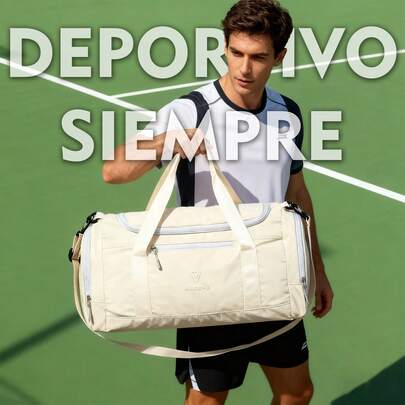 Bolso de viaje gran capacidad corto viaje de negocios bolsa de hombro con zapato separación en seco y húmedo bandolera de mano bolsa de embarque