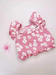 Daisy Print Pet Dress - Nhiều màu - Xem 4