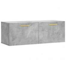 vidaXL Armario mural gris béton 100x36,5x35 cm ingeniería de madera - Gris - Ver 2