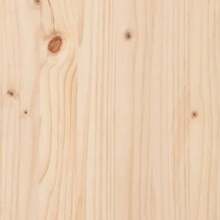 vidaXL Caja de almacenamiento madera maciza de pin 59,5x36,5x33 cm - Marrón - Ver 9