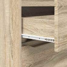 vidaXL Armario de almacenamiento madera Sonoma 80 x 31 x 81 cm - Marrón - Ver 11