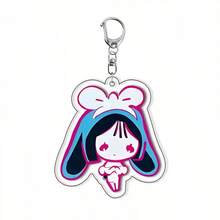 2D Acrylic Rabbit Stage Series Keychain, Cute Personalized Pendant For Backpack, Holiday Gift - Style 1 - View 8