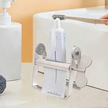 Toothpaste Squeezer Rollers, Metal Toothpaste Tube Wringer Seat Holder Stand (Aluminum Alloy)-For Artist, Hair Salon, Painter…