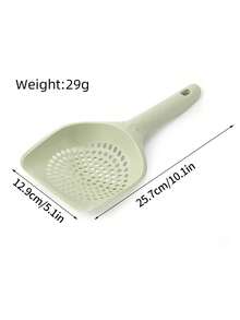 3个装塑料圆孔猫砂铲，宠物粪便铲，猫咪清洁用品，宠物厕所配件