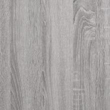 biblioteca vidaXL a 5 ebenex sonoma gris 80x30x154 cm - Gris - Ver 8