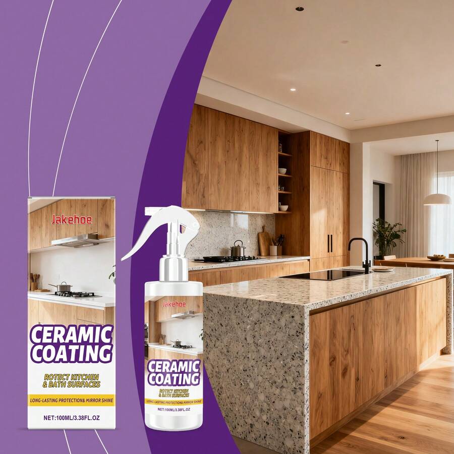 Stainless Steel Ceramic Coated Spray, Gentle Cleaning For Daily Rust Removal And Decontamination, Household Cleaning Spray
