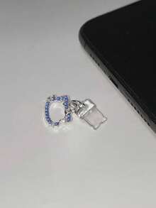 SANRIO Diamond Kitty Phone Charm With Charging Port Dust Plug, Universal For Apple & Type-C Phones - Multicolor - View 7