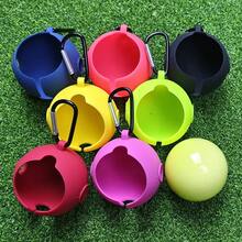 1 funda para bola de golf, protector de bola de silicona de 65mm, accesorios de golf, portátil con gancho, opciones de multicolor - Juego de golf de parque - Ver 3