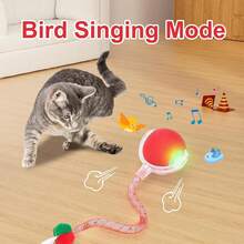 1pc Random Color Indoor Cat Interactive Toy, Automatic Cat/Kitten Toy, Suitable For Bored Indoor Adult Cats, Motion Activated USB Rechargeable Automatic Rotating Interactive Cat Ball Toy, Suitable For All Breeds And Sizes Of Cats, Automatic Moving Cat Ball, USB Rechargeable Interactive Ball, Durable Automatic Rotating Ball, Suitable As Cat Interactive Toy. - Dragonfly Gravity Ball - View 19