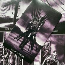 梦魇塔罗牌套装 - 78张牌，用于占卜、完美的棋盘游戏和节日礼物 - 彩色 - 查看 4