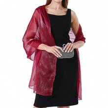 pashmina - Rojo vino - Ver 7